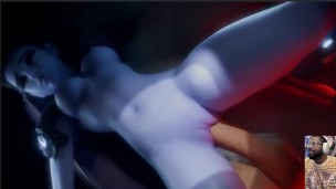 Bald Pussy Widowmaker Gets Her Cunt Fucked, Tight Ass Juno Gets Anal Creampied