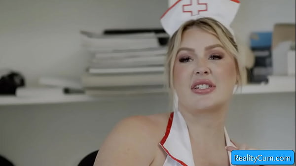 Jenna Starr, Nathan Bronson – Sexy big booty blonde busty nurse seducing her horny patient and fuck him good
