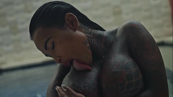 SANKTOR – INKED JAPANESE MILF WITH HUGE TITS MASTURBATES