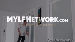 Blaten Lee was a sexy milf who was restless. Although she had the comfort of her husband right beside her.