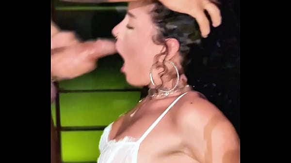 I GAG HARD ON IT – Sloppy Deepthroat by Brunette Latina with Natural Tits!