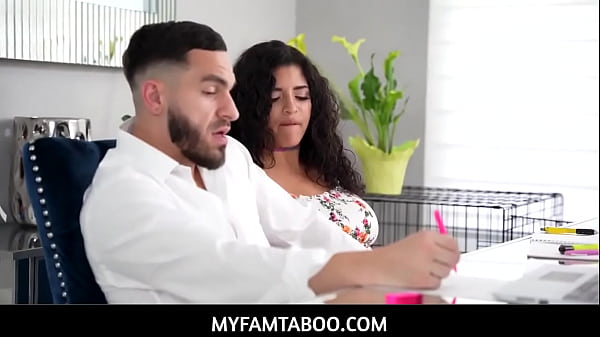 Stepbrother and his stepsister cannot resist each other and fucks all the way