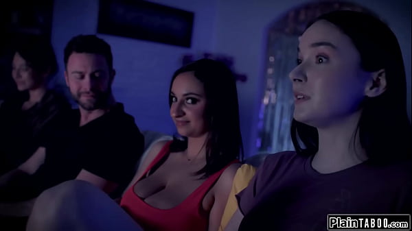 Stepdads scheme to fuck his stepdaughter n gf works out well