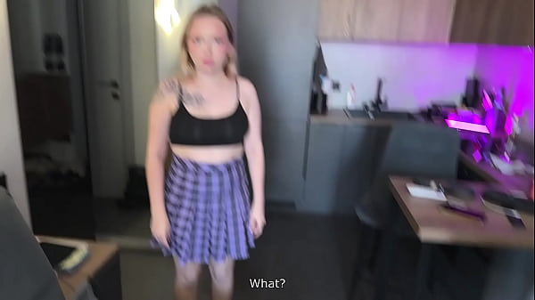Stepsis sent Nudes by Mistake – Her Big Tits covered in Cum