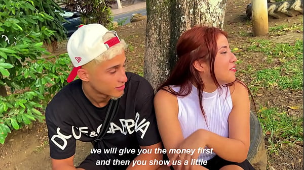 Fucked by a stranger after being offered money in the street – Cum in the mouth of MilanRodriguezx