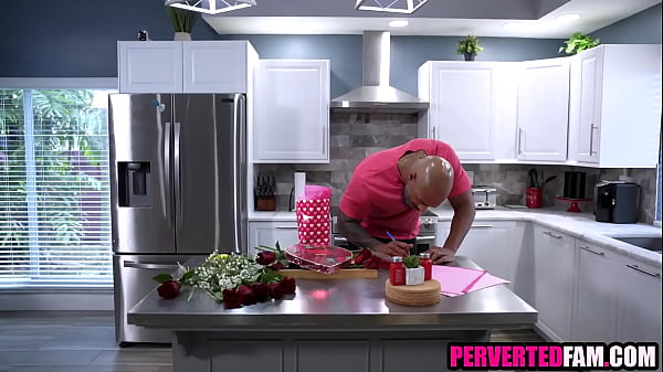 Ebony stepdaughter gives stepdad Valentine’s Day present